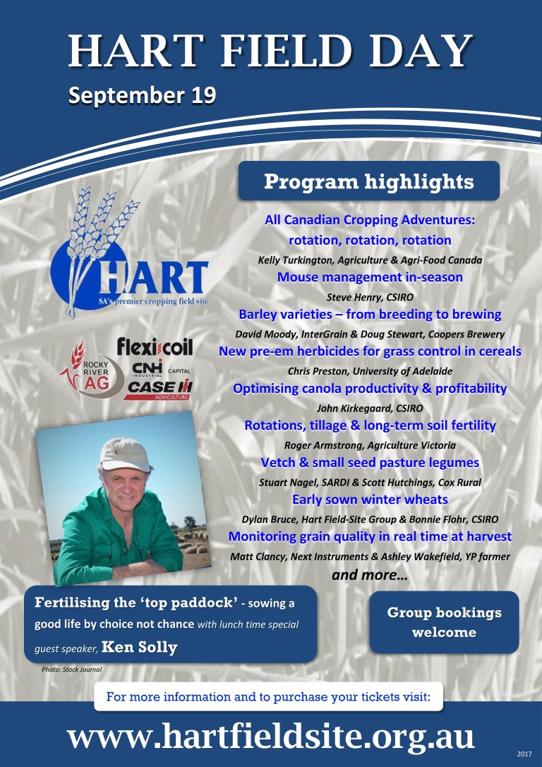 2017 Hart Field Day program highlights