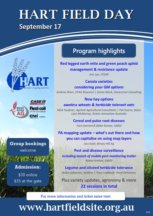 Hart Field Day program highlights 2019