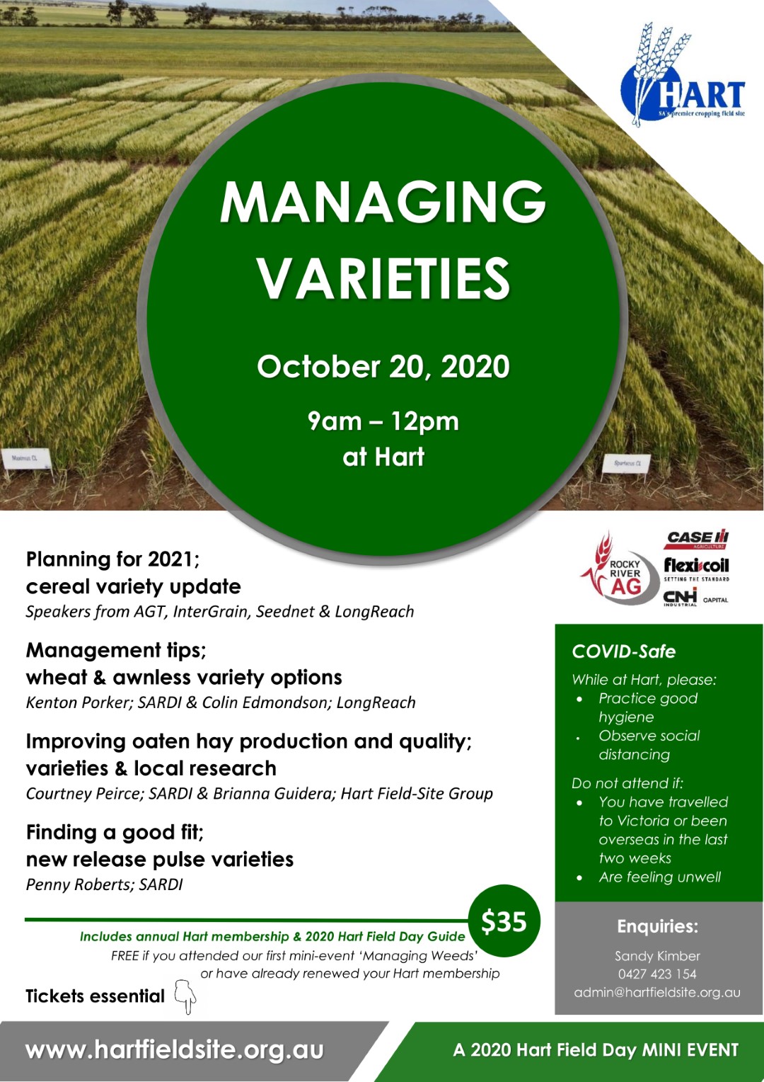 Hart mini-event 'Managing Varieties'