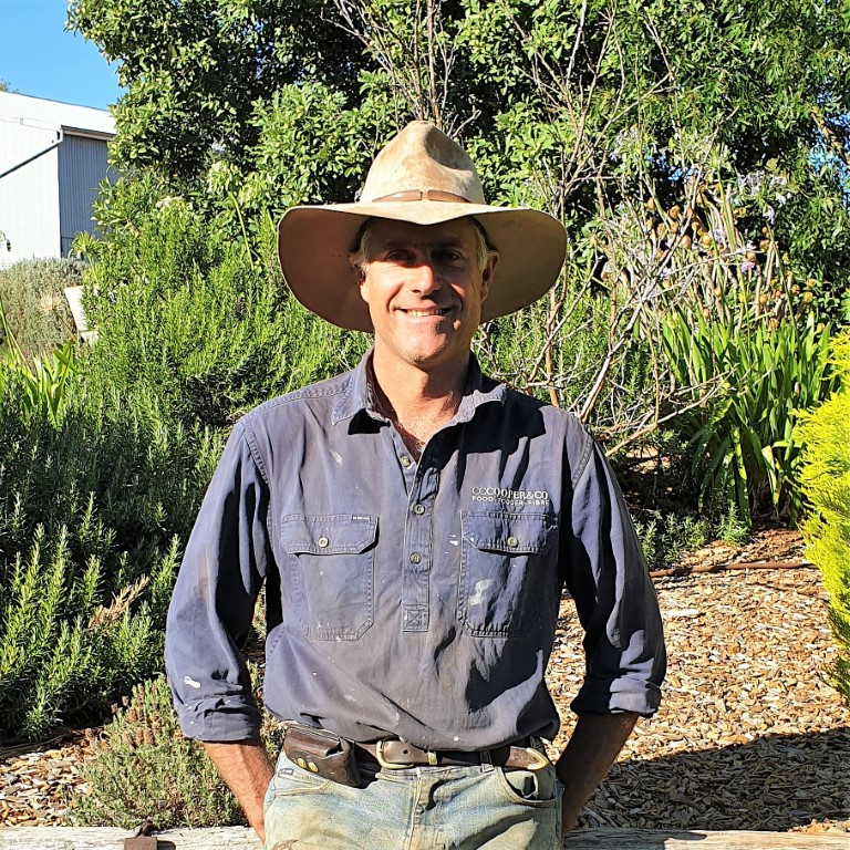 Getting The Crop In 2021 keynote farmer speaker; David 'Seth' Cooper, Jamestown SA