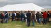 Enjoying some beers after the Hart Field Day