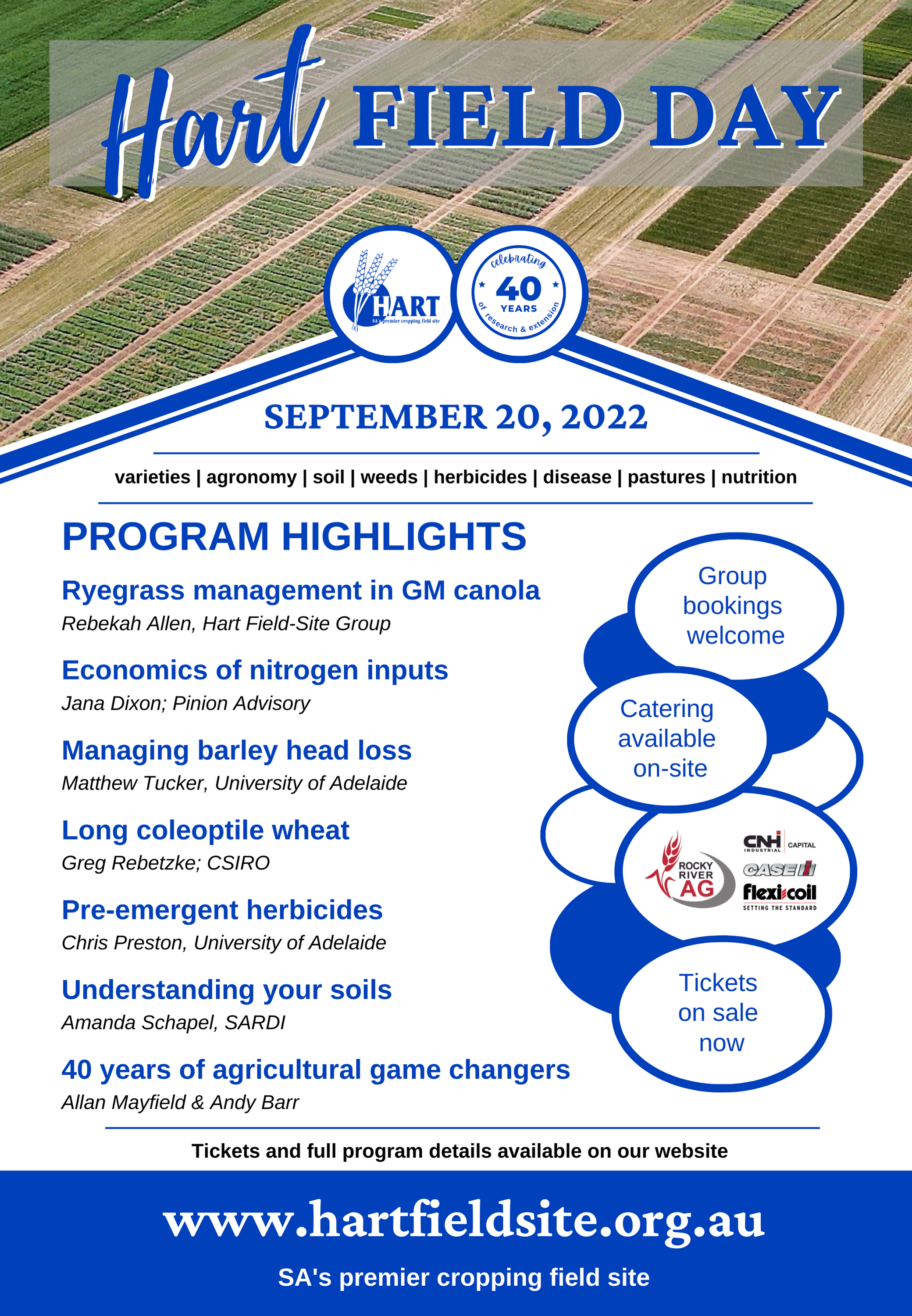 2022 Hart Field Day - program highlights