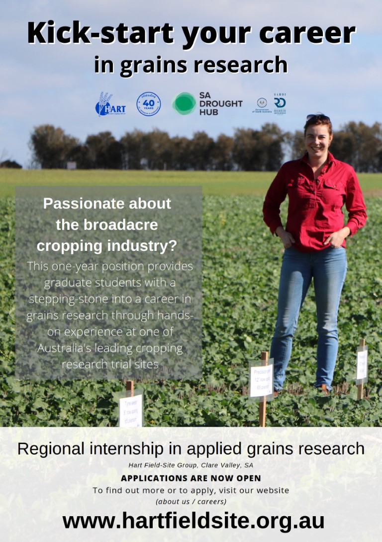 HART Regional Internship In Applied Grains Research
