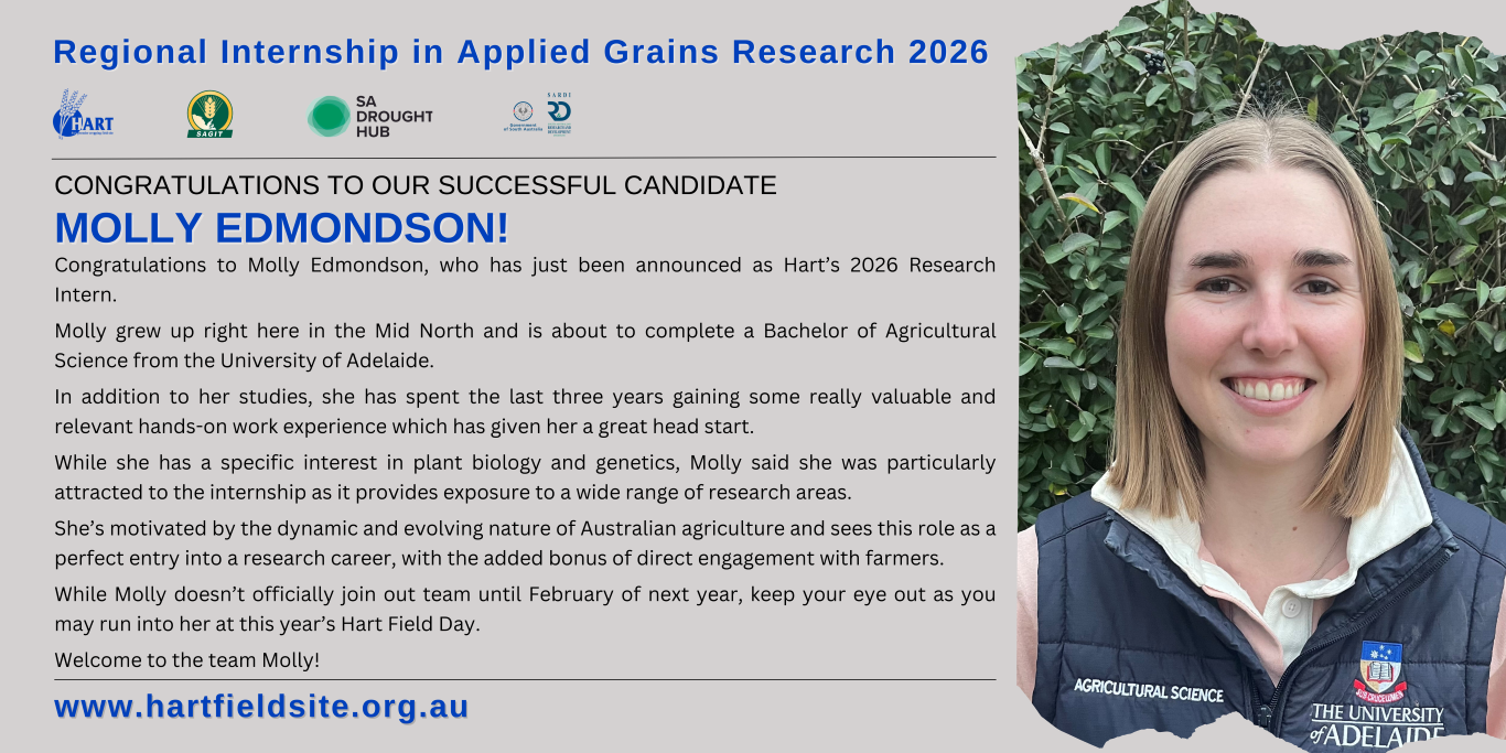 Hart welcome our 2026 Research Intern - Molly Edmondson